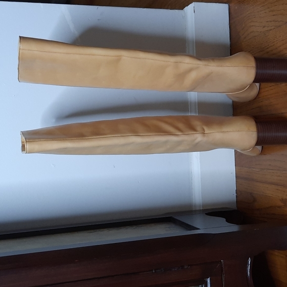 New Loeffler Randall Goldy Leather Boots In Yellow - Picture 9 of 14